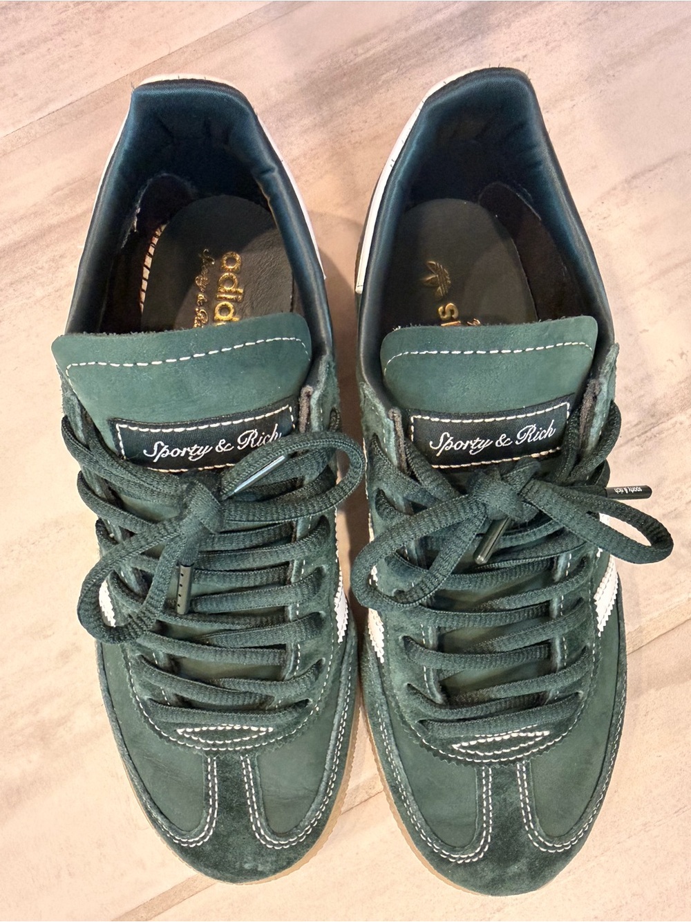 Sporty & Rich adidas collab green spezial